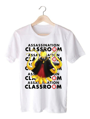 Remera Blanca Assassination Classroom - Asesino - Anime