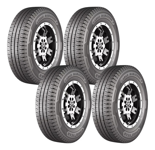 Set 4 Neumaticos Goodyear 225/70 R15c Cargo Marat 2 112/110r