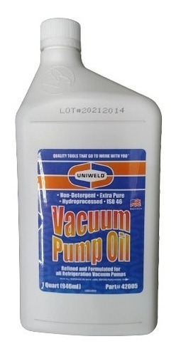 Aceite Bomba De Vacio Uniweld 32 Onz /1l Tienda Chacaito