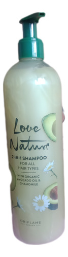 Love Nature, Shampoo 2 En 1, Con Aceite De Aguacate 