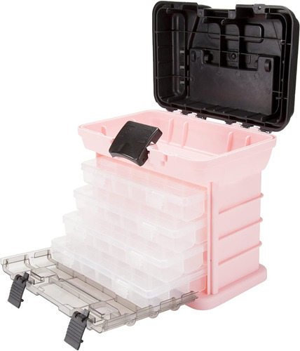 Caja Para Dentista Rosa Con Estante Y Organizadores Rack