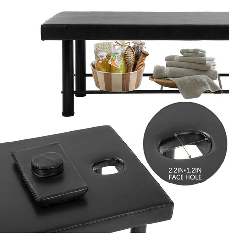 Mesa De Masaje Estacionaria Cama De Masaje Ancha Resistente