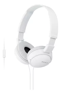 Auriculares 3.5 Mm Sony Plegables Super Bass Mdr-zx110ap Color Blanco