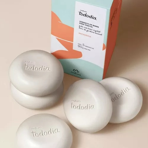 Jabon En Barra Natura Tododia Surtidos En Caja 5 Un X 90g