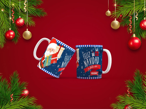Mugs,taza,pocillo Navideños Regalo Navidad Personalizado