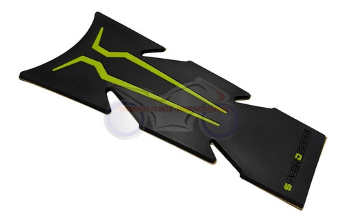 Kit Protector Tanque Con Stomp Grip En Caucho Tvs Apache 200