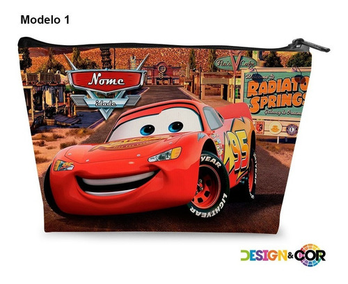 Imagem 1 de 5 de Kit 10 - Necessaires Personalizado Tema: Carros