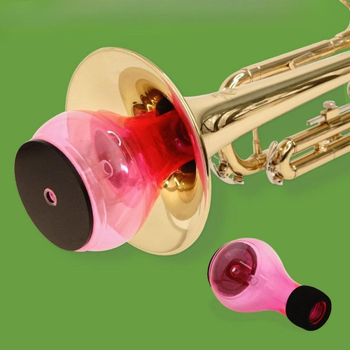 Trompeta Muda Bb Accesorio De Trompeta Amortiguador Rosa