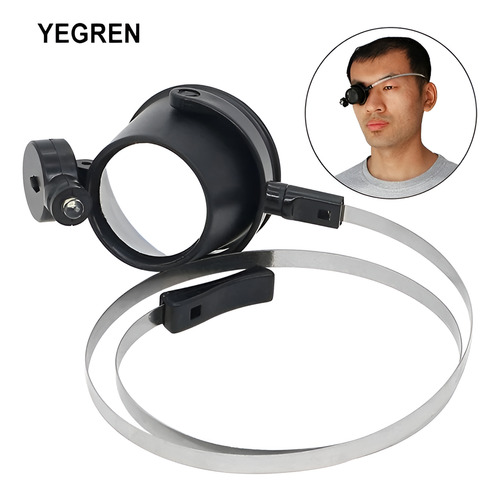 Lupa Para Tecnico Relojero Joyero 30mm, 15x Con Luz Led