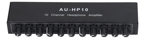 Amplificador De Auriculares Estéreo 10 Canales 1 Entrada 10