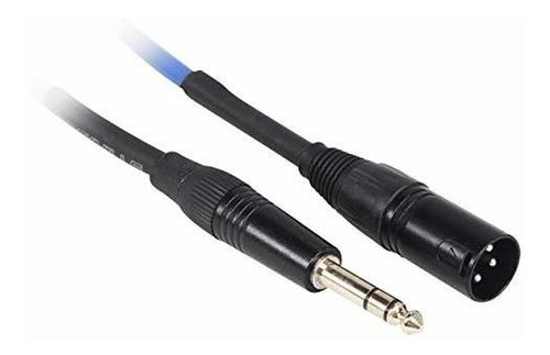 Cable Para Micrófono: Rockville Rcxmb20-bl 20' Male Rean Xlr