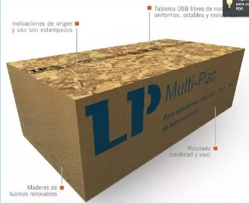 Imagen 3 de 8 de Placa Osb Fenolico 15 Mm Multiplac 1,20x2,44 Mts - Maderwil
