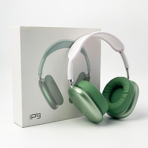 Auriculares Bluetooth Max Mobile, Graves, Mic P9 Plus Verde