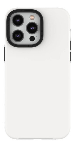 Capa Gocase Duo Anti Impacto Para iPhone 14 Pro (6.1) Cor Branco e preto