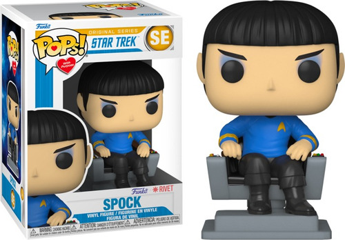 Figura Funko Pops! With Purpose Spock En Silla Star Trek 