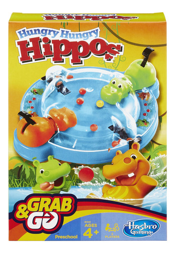 Juego Hungry Hungry Hippos De Grab And Go