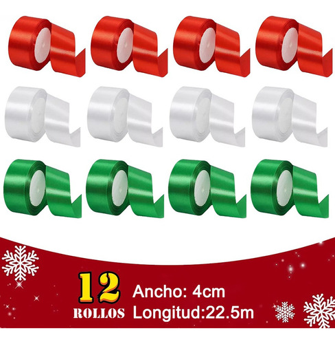 De 4 Cm, 12 Rollos Cinta De Tela De Color Sólido Adecuada