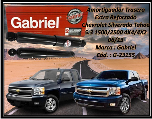 Amortiguador Trasero Chevrolet Silverado Tahoe 5.3 06/13 