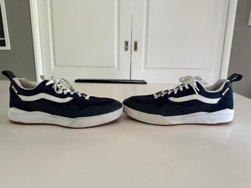 Zapatillas Vans Pro Talle Us 8,5 Gamuza Azul (Usado)