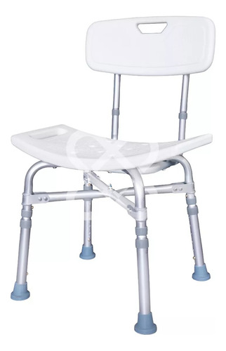 Silla De Ducha Para Baño Ajustable Con Respaldo Uso Rudo