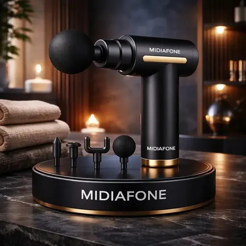 Massageador Elétrico Portátil Profissional Pistola Muscular Alívio de Dores Relaxamento
