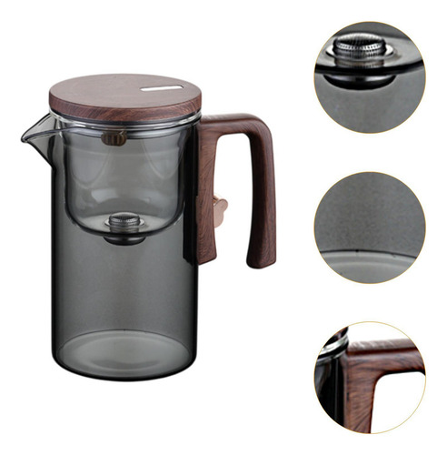 Y Tetera De Vidrio Tetera De Con Infusor Tetera De Gris. Y