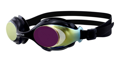 Goggle Aquazone Gummy Metal Negro/tornasol