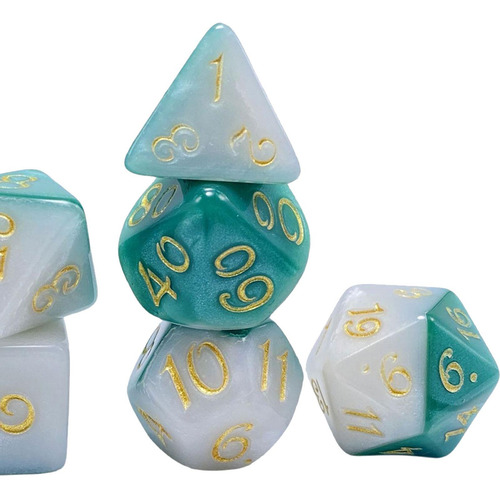 2 Juego De Dados De 7 Uds., Juego De Juguetes De