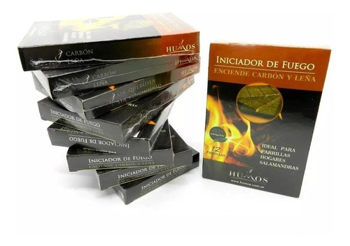 Pastillas Iniciadora Encendedora De Fuego Carbon Y Leña X 12