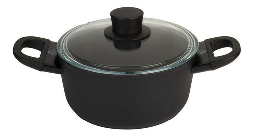 Ballarini® Avola Cacerola Aluminio Con Tapa 20 Cm Color Negro