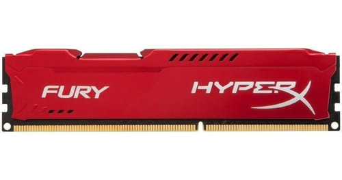 Memoria Ddr3 8gb 1866 Mhz Hyperx Fury Kingston Vermelha