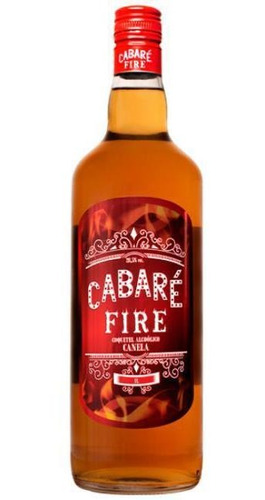 Cabaré Fire Cachaça De Canela 28,5% - 1 Litro