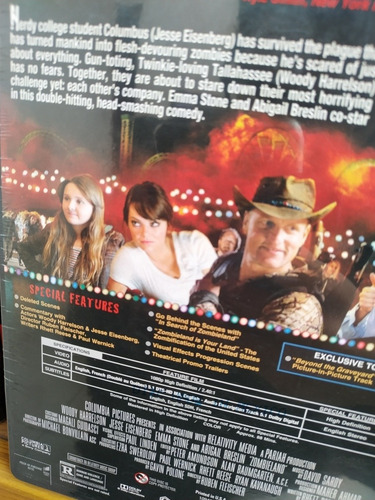 Imagen 3 de 5 de Zombieland Blu-ray Steelbook Película Zombies Emma Stone