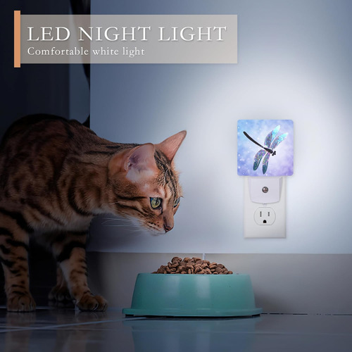Luz Nocturna De Libélula Para Niños, Luz Nocturna Led De Lib
