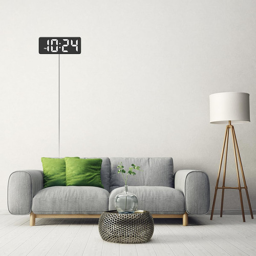 Reloj De Pared Digital Led Xuanzit Con Pantalla Grande, A...