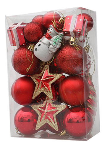 29 Piezas De Adornos Colgantes De Navidad, Bolas Decorativas