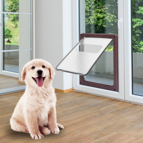 Puerta Marrón Para Perros, De Calidad, Caja Fuerte Para Masc