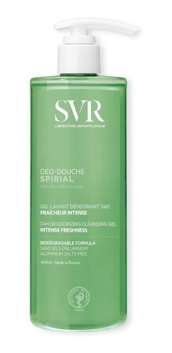 Svr Spirial Deo-douche 400ml Gel Limpiador Ducha