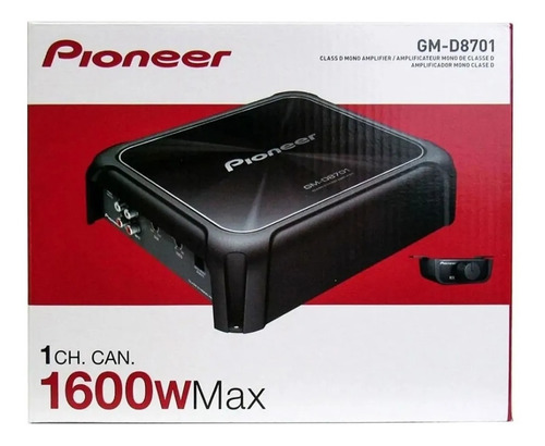 Amplificador Pioneer Gm-d8701 Clase D 1600w Mono Msi