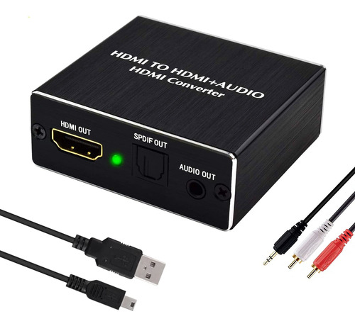 Togohop Extractor De Audio Hdmi, Conversor Divisor De Extrac