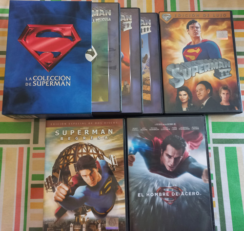 Superman Colección Películas Original En Dvds (Usado)