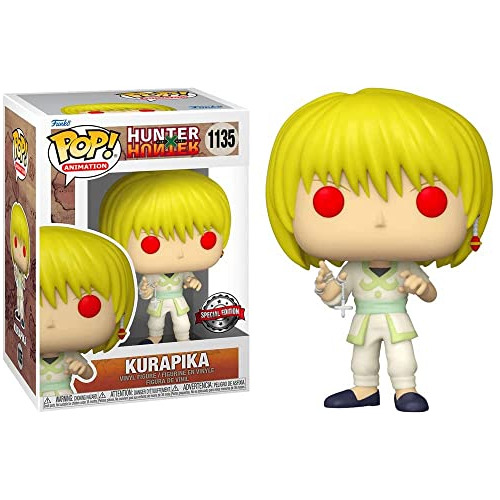 Funko Pop Hunter X Hunter Kurapika Olhos Escarlates Com Corr