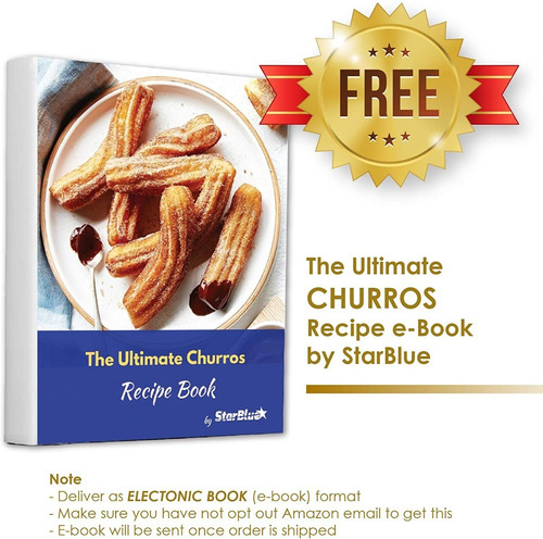 Starblue Churrera Churro Maker Con Libro Electrónico De Rece