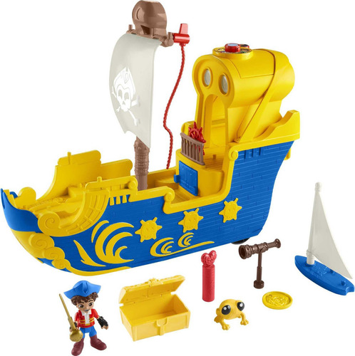 Fisher-price Santiago Of The Seas - Juego De Barco Pirata E.