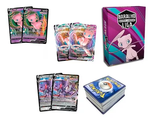 Deck Pokémon Baralho de Batalha V Sortidos - C/ 60 Cartas - Blanc