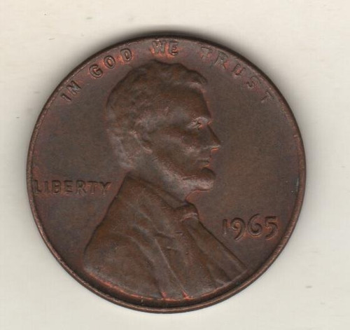 Estados Unidos Moneda De 1 Centavo Año 1965 - Km 201