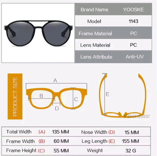 Lentes Estilo Tony Stark, Iron Man, Matsuda