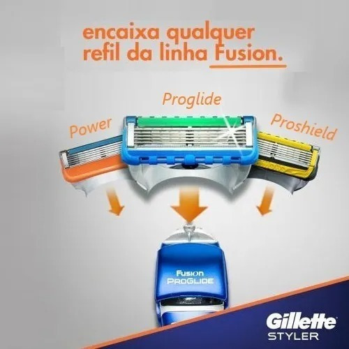 Imagem 5 de 5 de Barbeador Elétrico Gillette Styler 3 Em 1 Barbeia Muito Mais