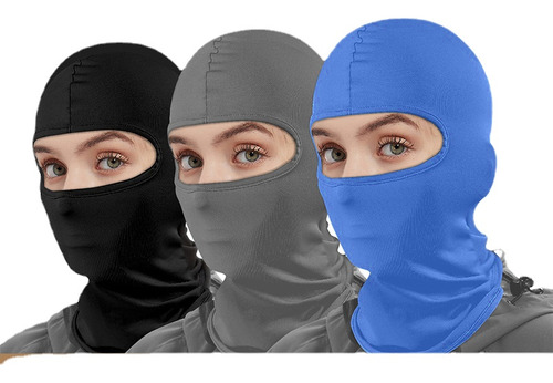 3 Pack Balaclava Pasamontañas Tacticos Bandana Moto Buff