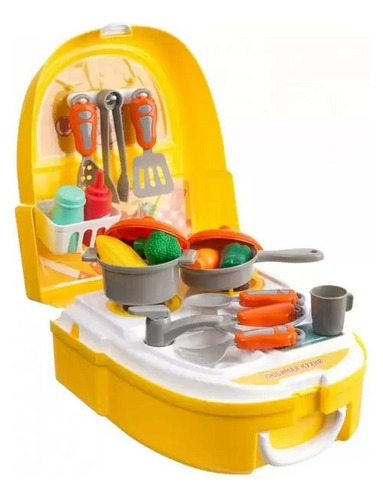 Mochila Juguete Little Chef Kit Cocina Niños